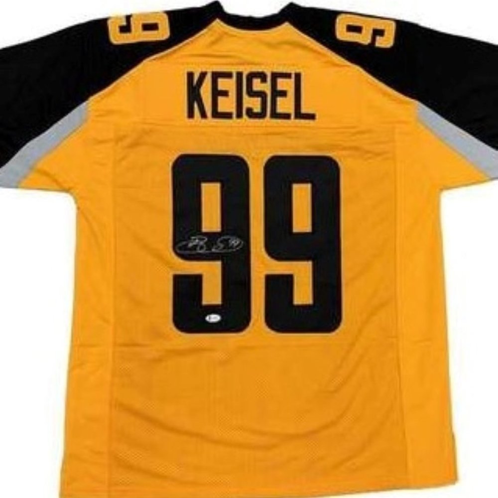 Batman "The Dark Knight Rises" Brett Keisel Autographed XL Jersey with COA
